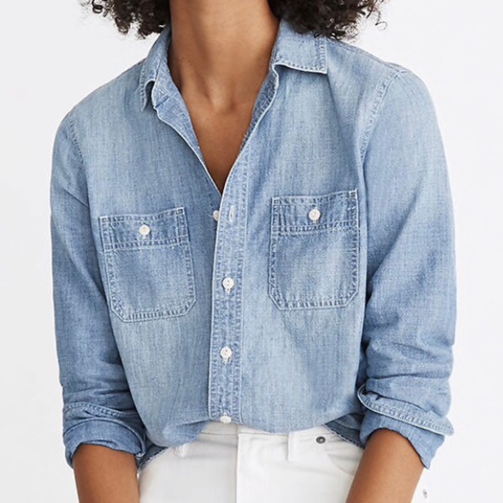 Madewell Classic Ex Boyfriend Denim Shirt